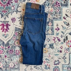 10” high rise skinny jeans with tencel stretch